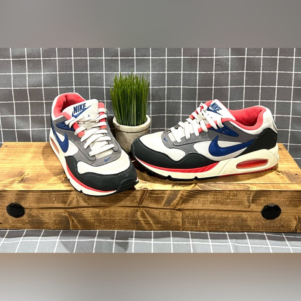 Nike Air Max Correlate Neutral Gray/Dark Royal Blue Size 9